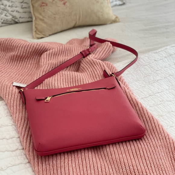 🆕 COACH | Rowan File Bag Gold/Strawberry Haze & Small Wristlet - Picture 9 of 12
